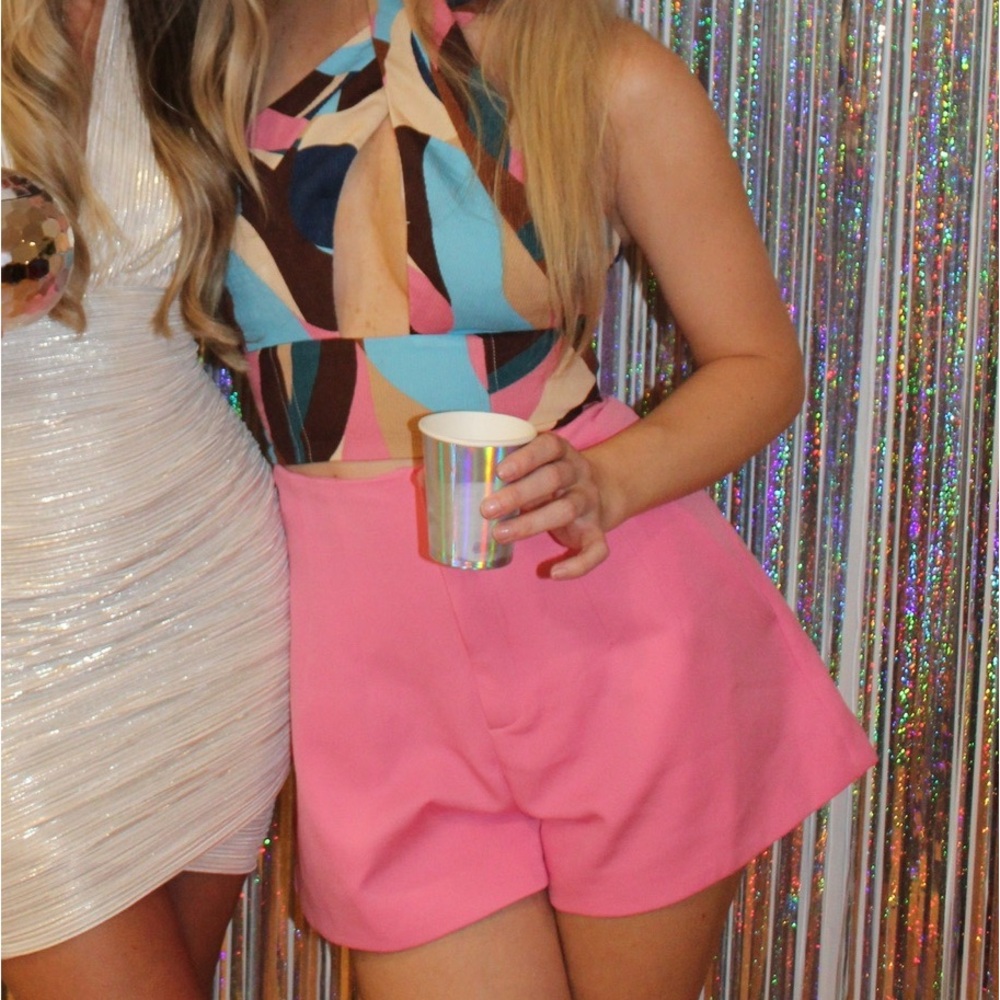 Boutique pink high waisted shorts. Size 2.
